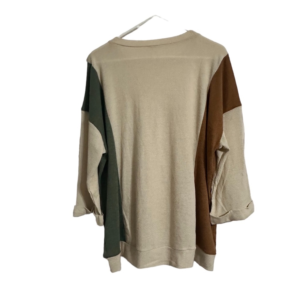 NWOT Women’s Like Love 3/4 Sleeve Color-block Top Size 3X - Picture 4 of 6